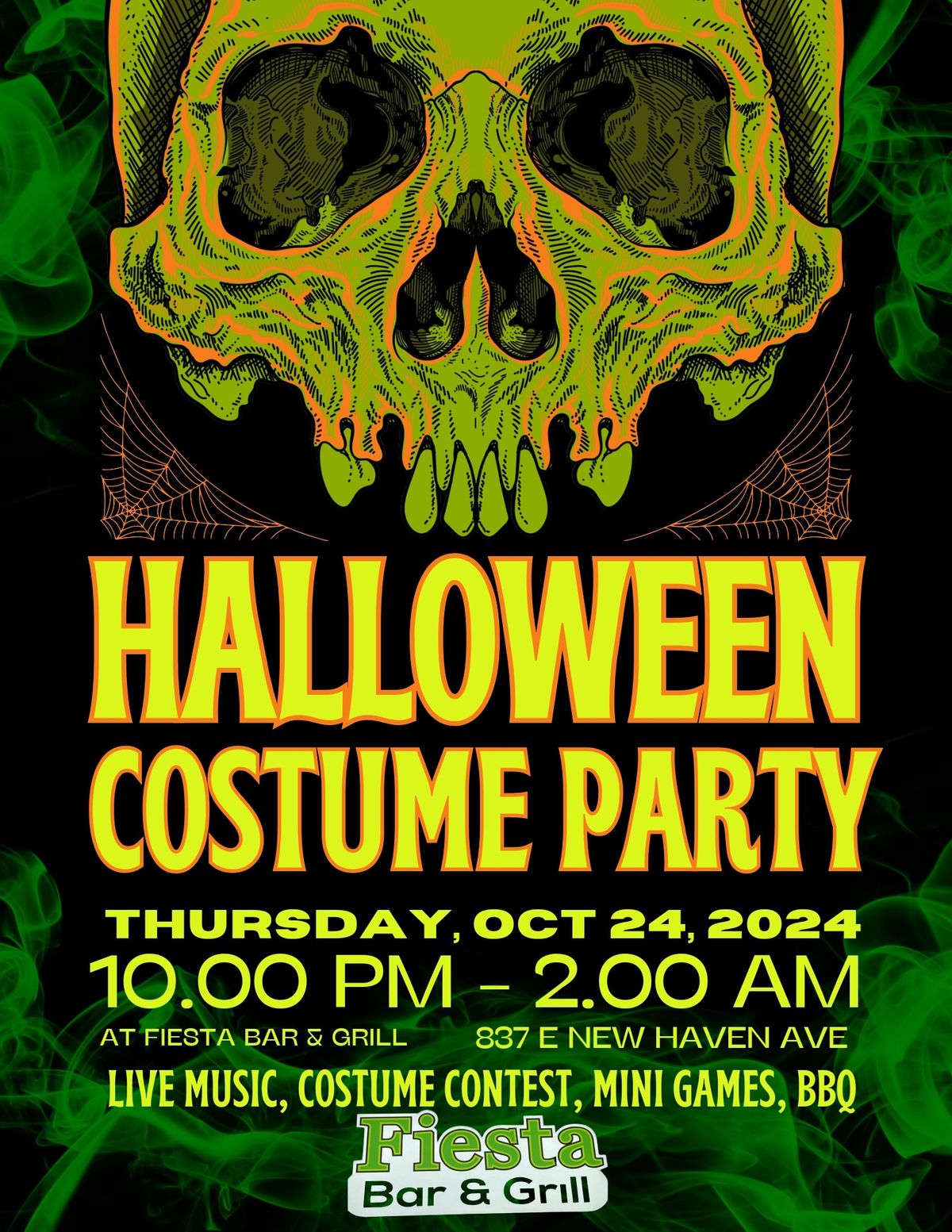 Halloween costume party @ Fiesta Bar & Grill CASH PRIZE 