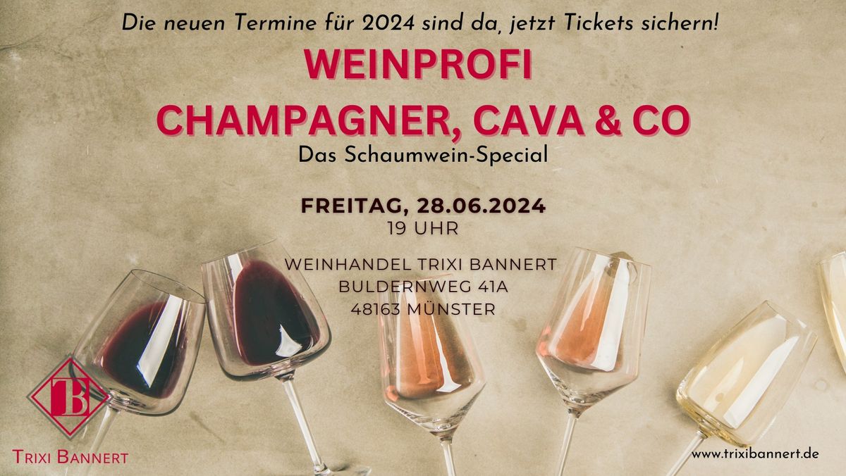 Weinprofi - Champagner, Cava & Co "Das Schaumwein-Special"