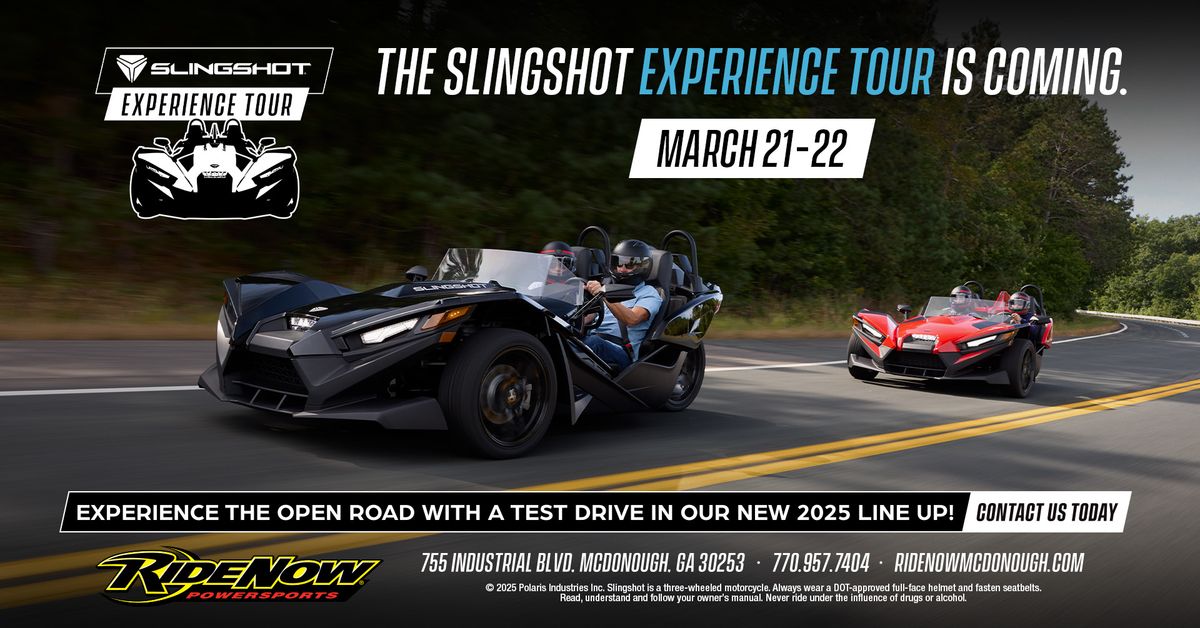 Slingshot Experience Tour