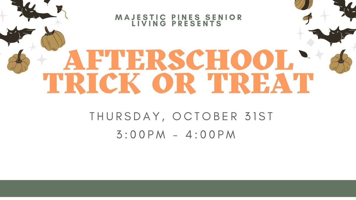 Afterschool Trick or Treat! 