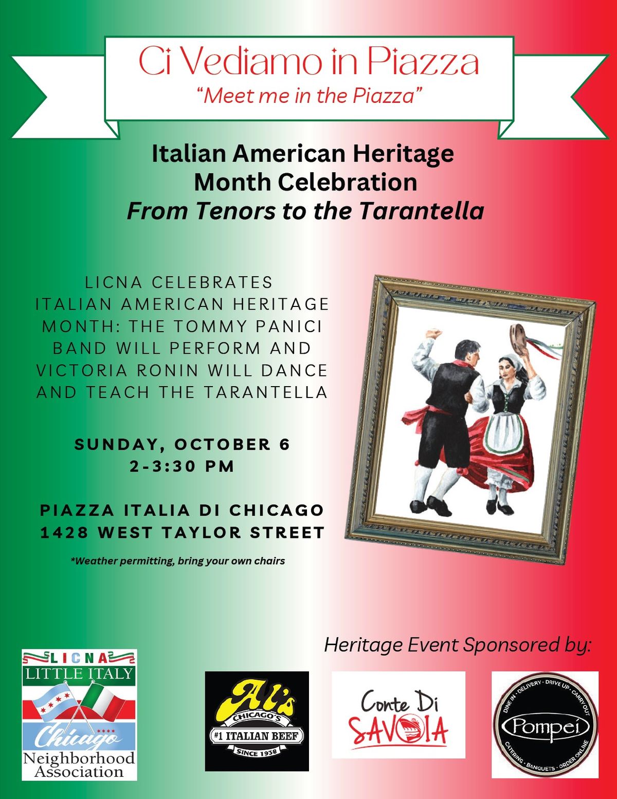 Italian American Heritage Month Celebration: From Tenors to the Tarantella