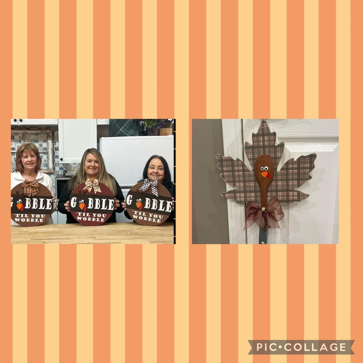 Thanksgiving Turkey Door Hanger Workshop with Nikki D