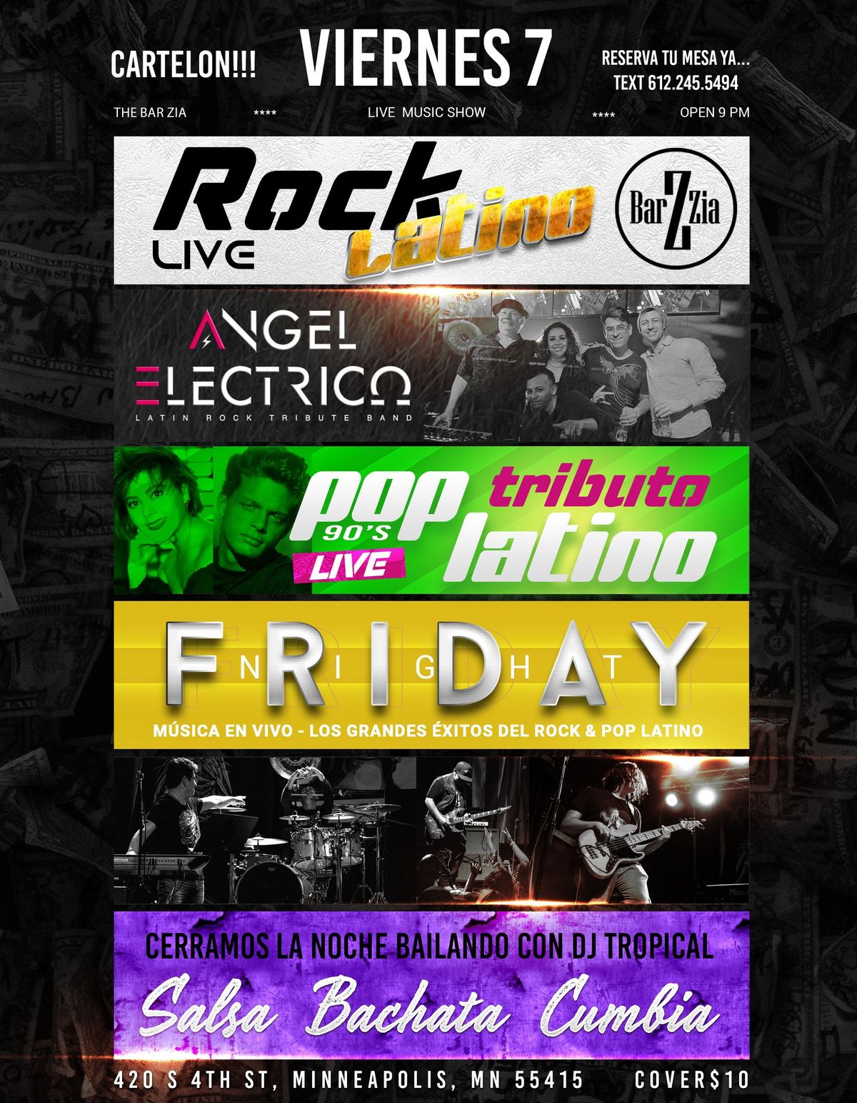 Tributo al Rock y Pop latino - Angel Electrico