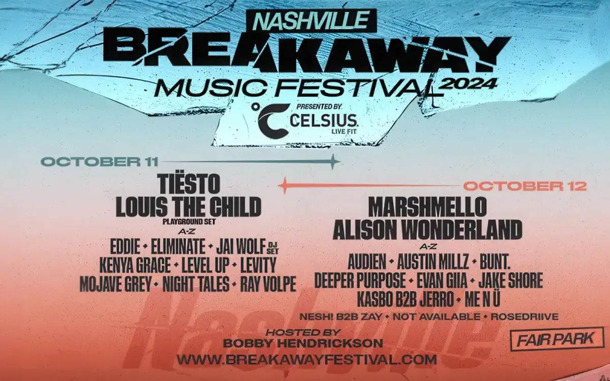 Breakaway Music Festival with Tiesto, Two Friends, Bunt and more (Friday Pass)