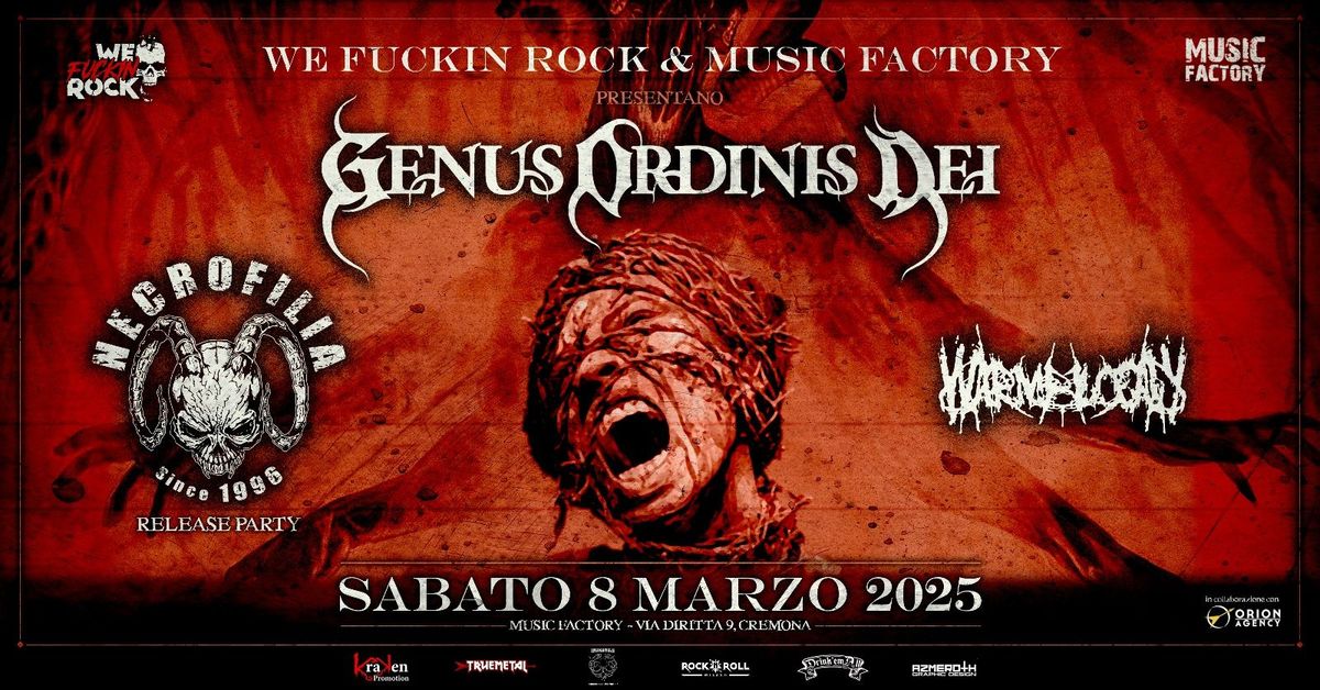 Genus Ordinis Dei \/ Necrofilia [release party] \/Warmblood