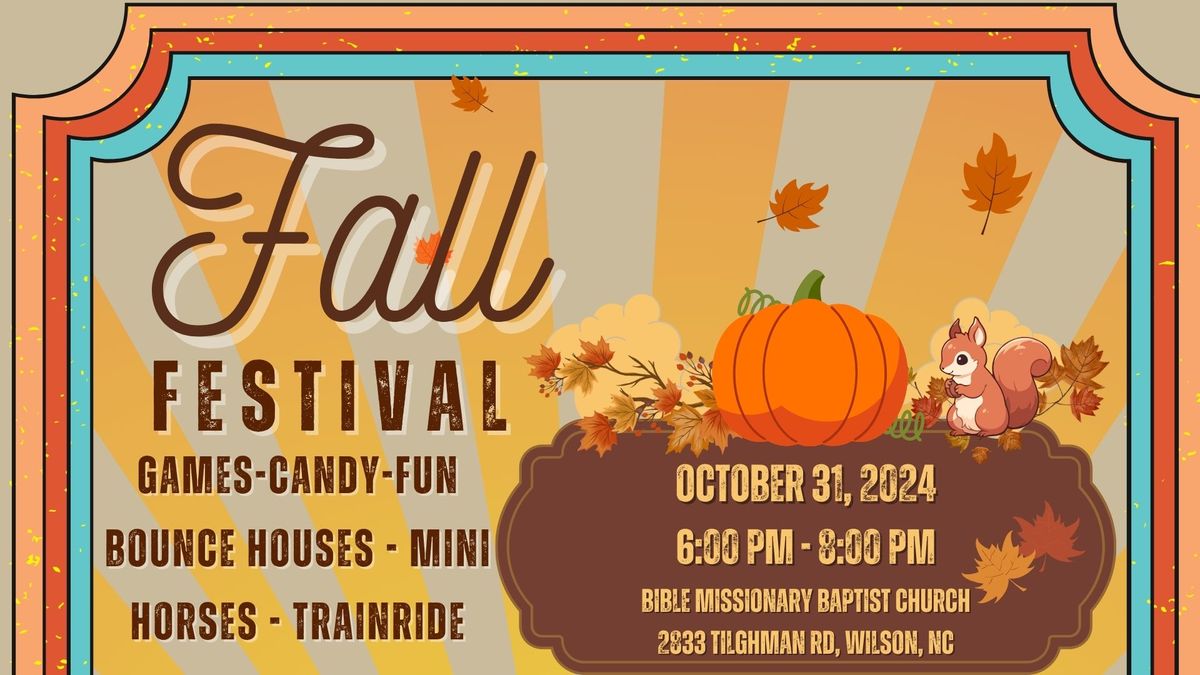 Fall Festival at Bible Missionary Baptist Church