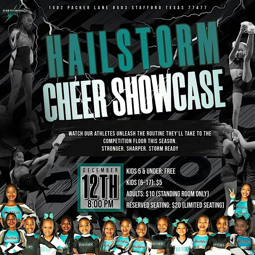 Hailstorm Cheer 2025 Winter Showcase