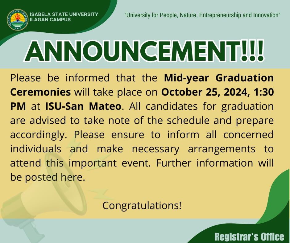 Mid-year Graduation Ceremonies