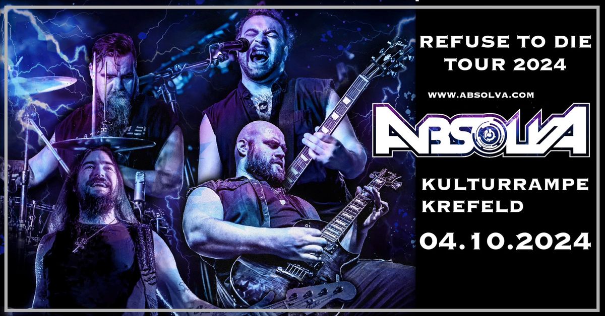 Absolva 'Refuse to Die' Tour 2024 | Kulturrampe, Krefeld