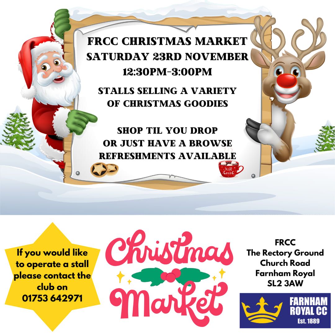 Farnham Royal Cricket Club's Christmas Market