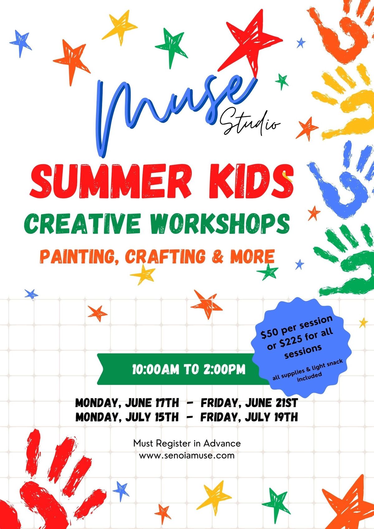 Summer Kids Creative Workshops