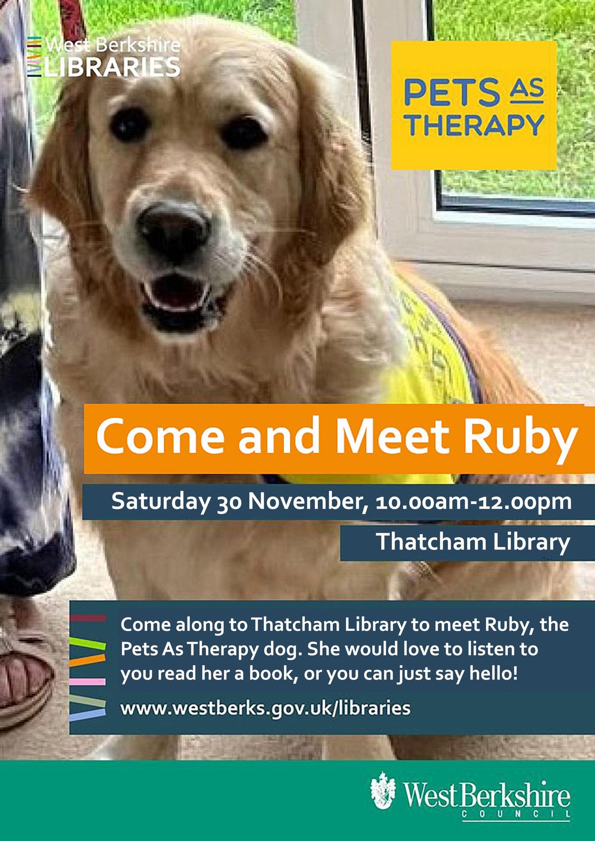 Come and Meet Ruby at Thatcham Library