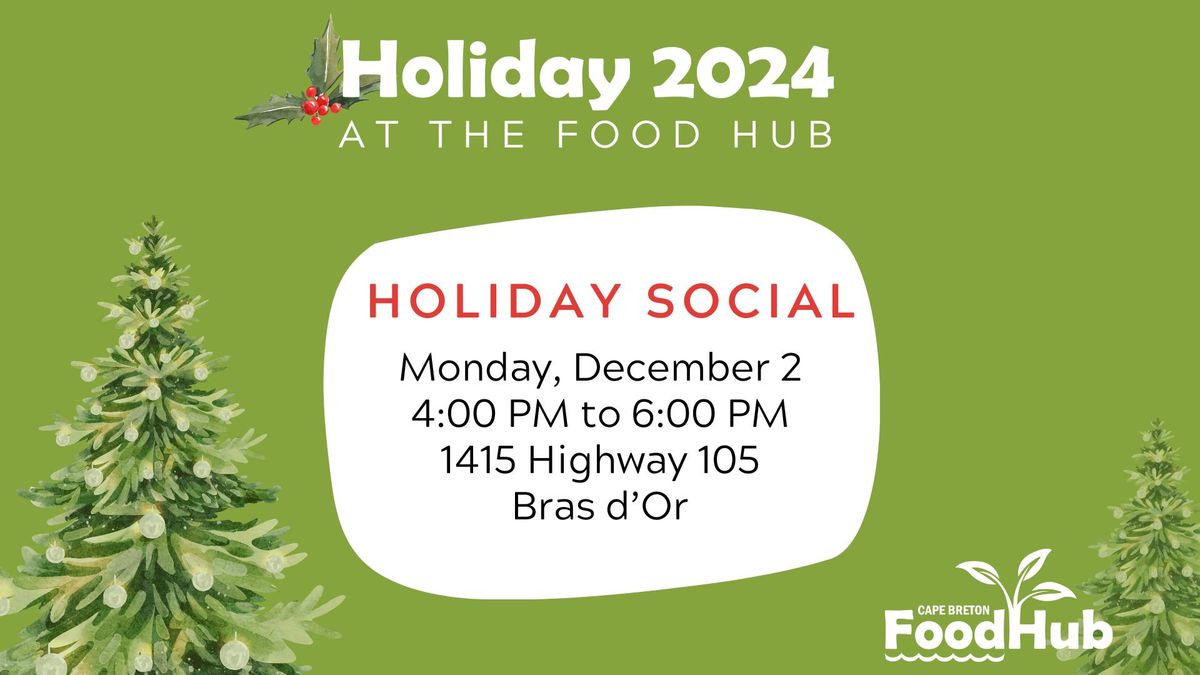 Cape Breton Food Hub Holiday Social 2024