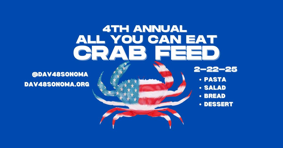 4th Annual All-You-Can-Eat Crab Feed Fundraiser To Benefit Disabled Veterans