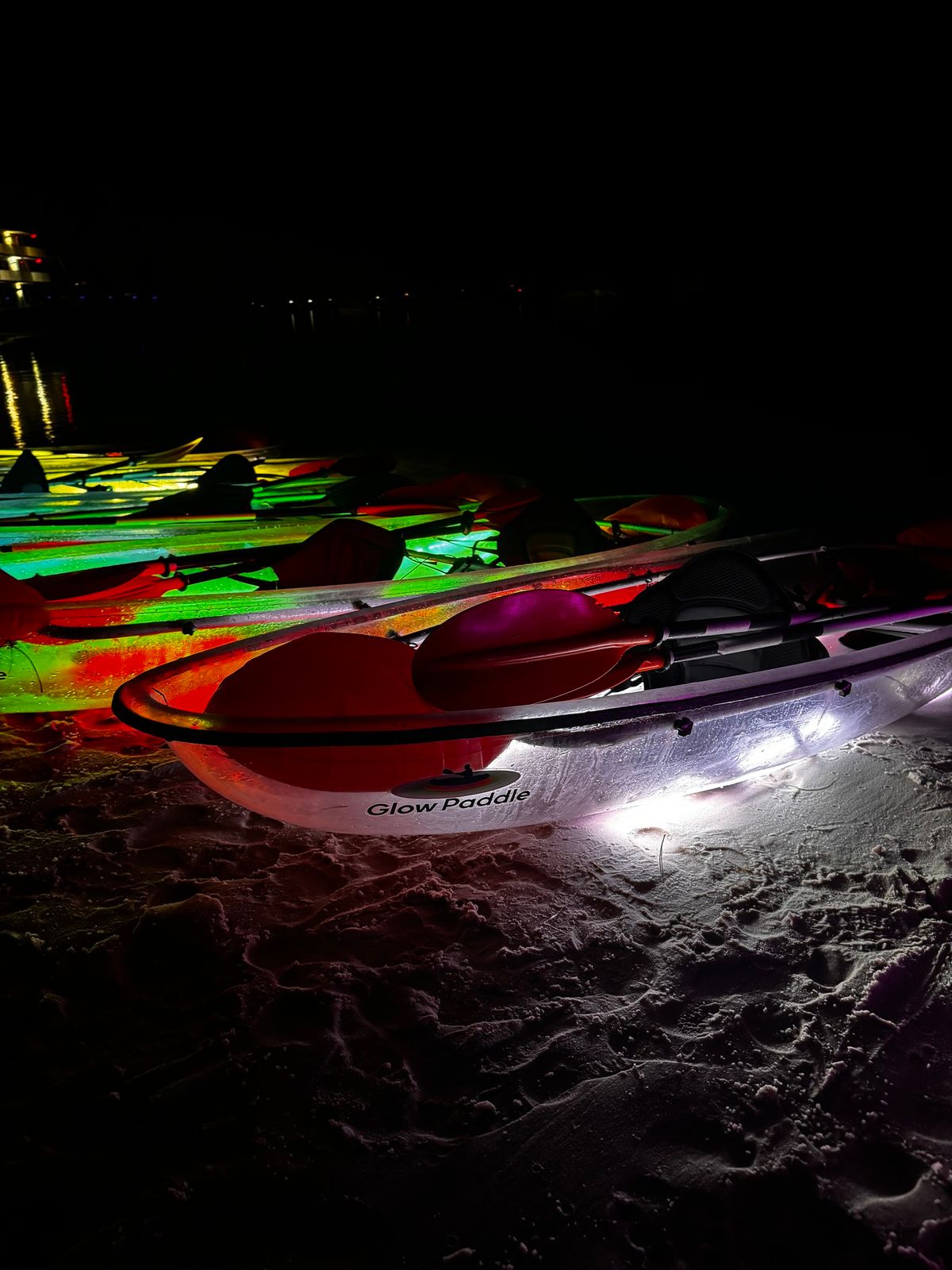 Navarre Beach Glow Paddle REopening