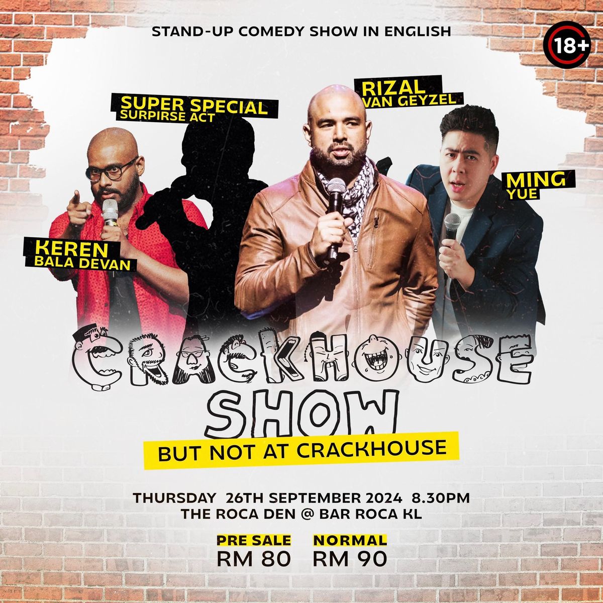 CRACKHOUSE SHOW! but not at Crackhouse