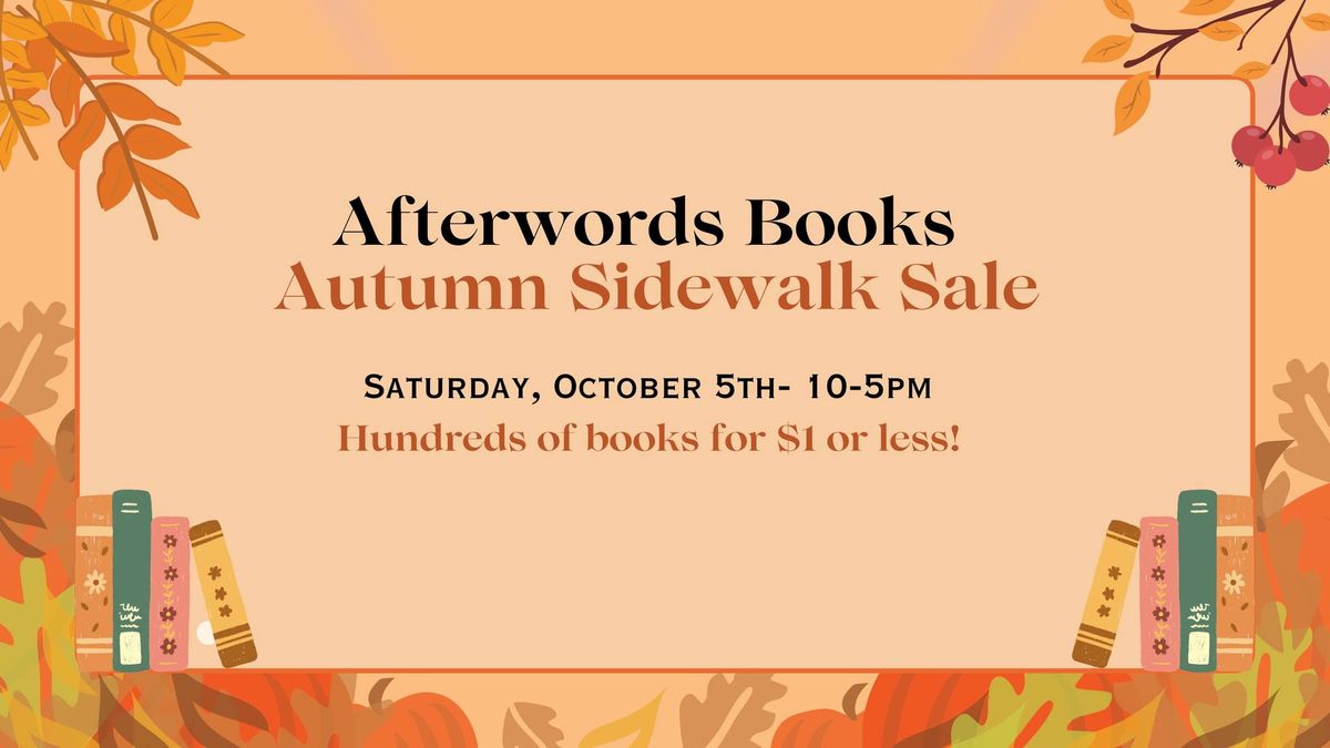 Autumn Sidewalk Sale!