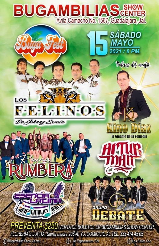 Buga Fest! 2021, BMLS Showcenter, Guadalajara, 15 May 2021