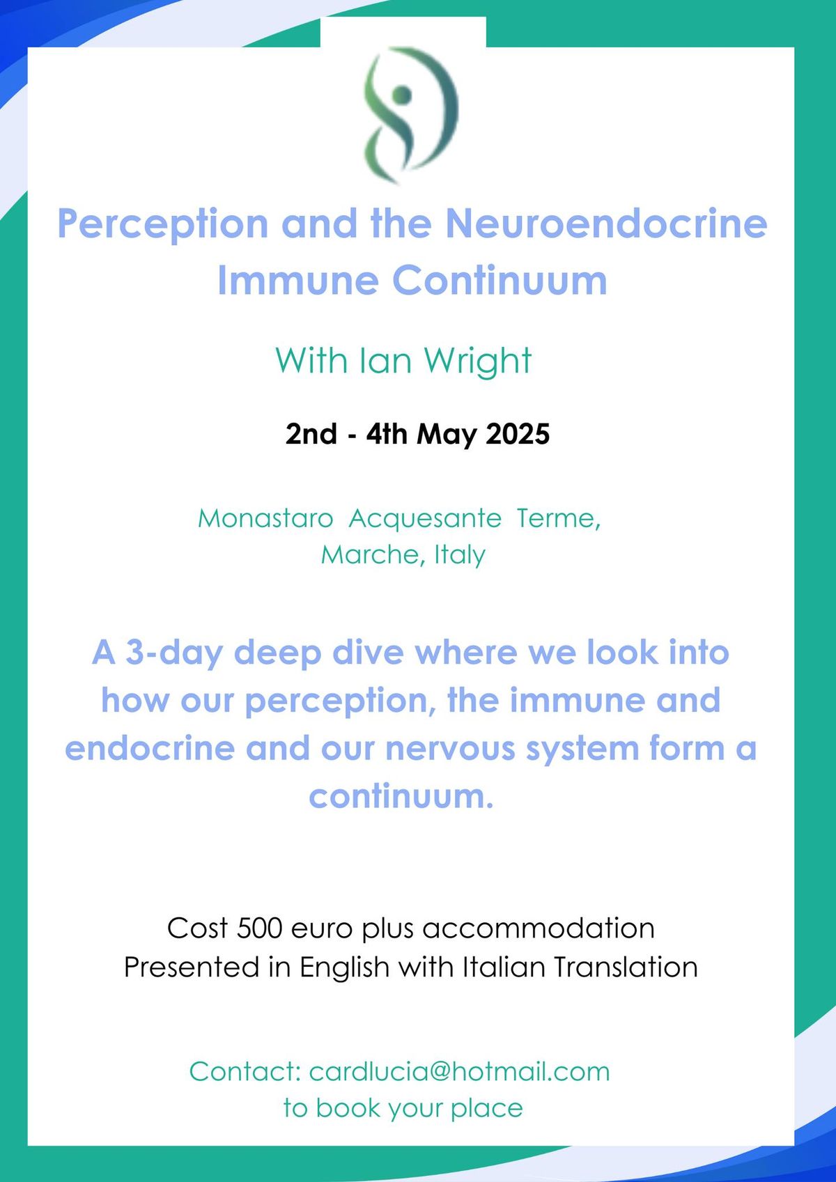 Perception and the Neuroendocrine  Immune Continuum 