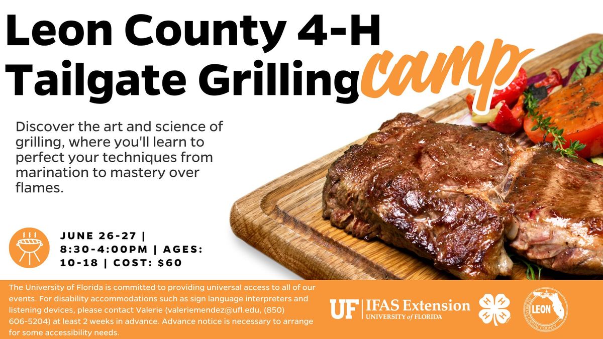 4-H Tailgate Grilling Camp
