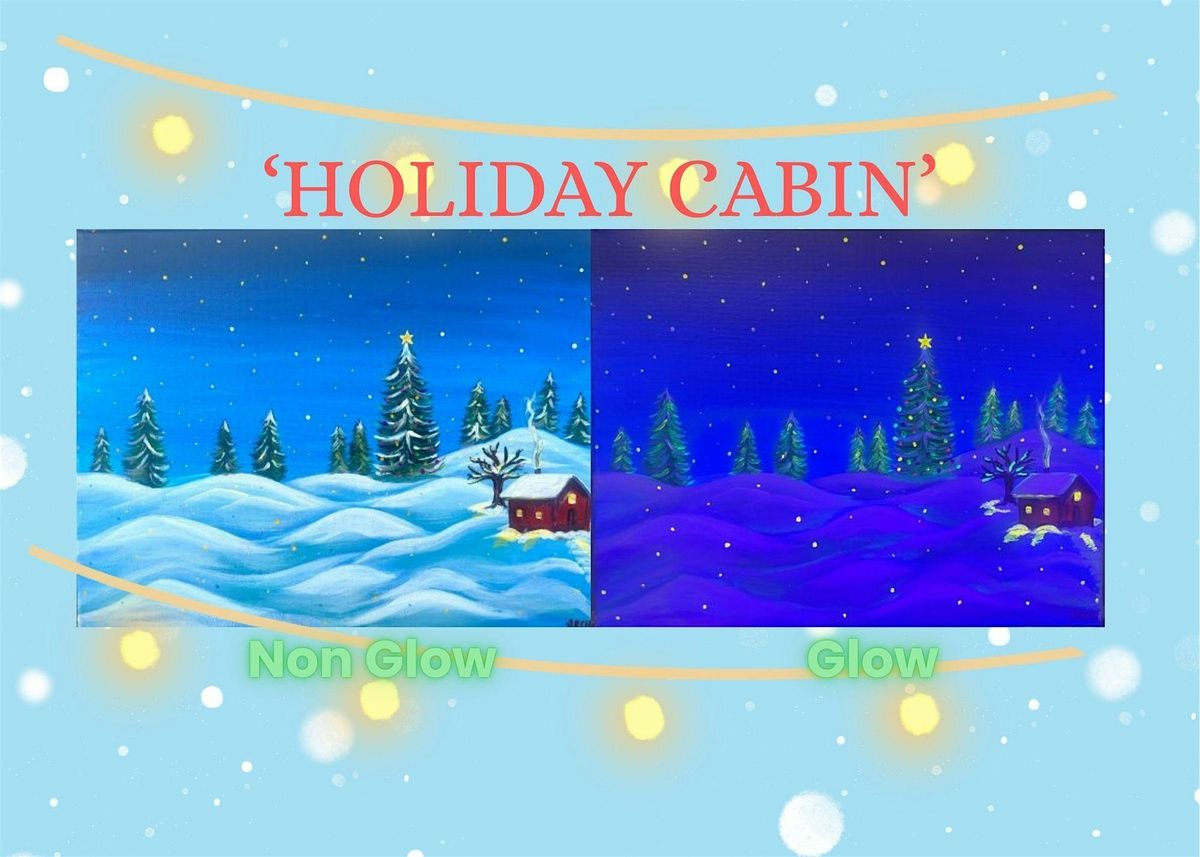 Glow-in-the-Dark Holiday Paint and Sip at The Bank Shot