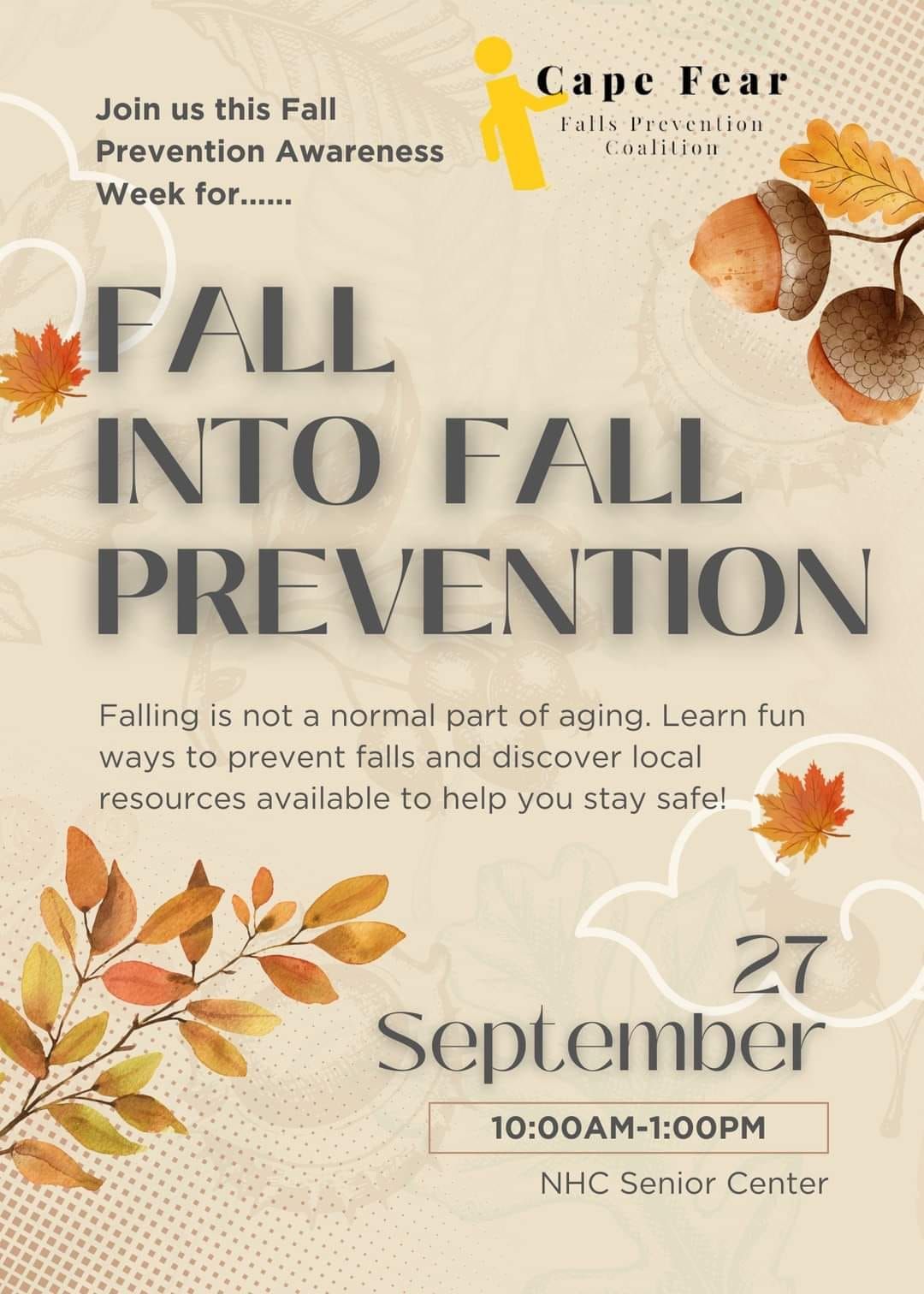 Falls Prevention Awareness Week Event