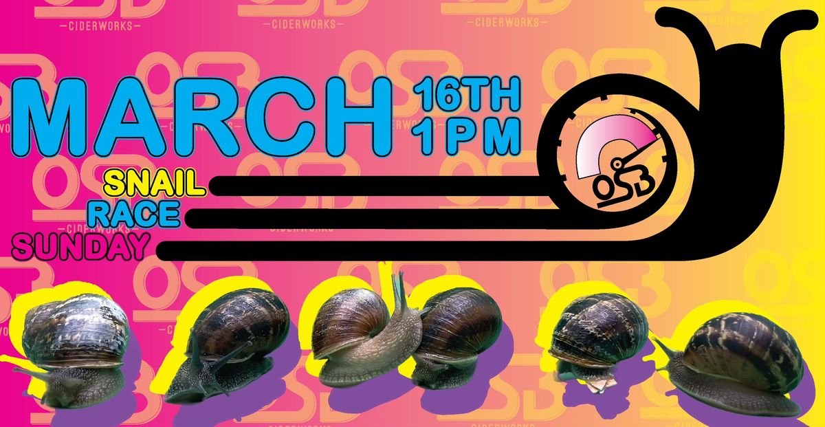 SNAIL RACE SUDAY! (BUFFALO 3\/16)