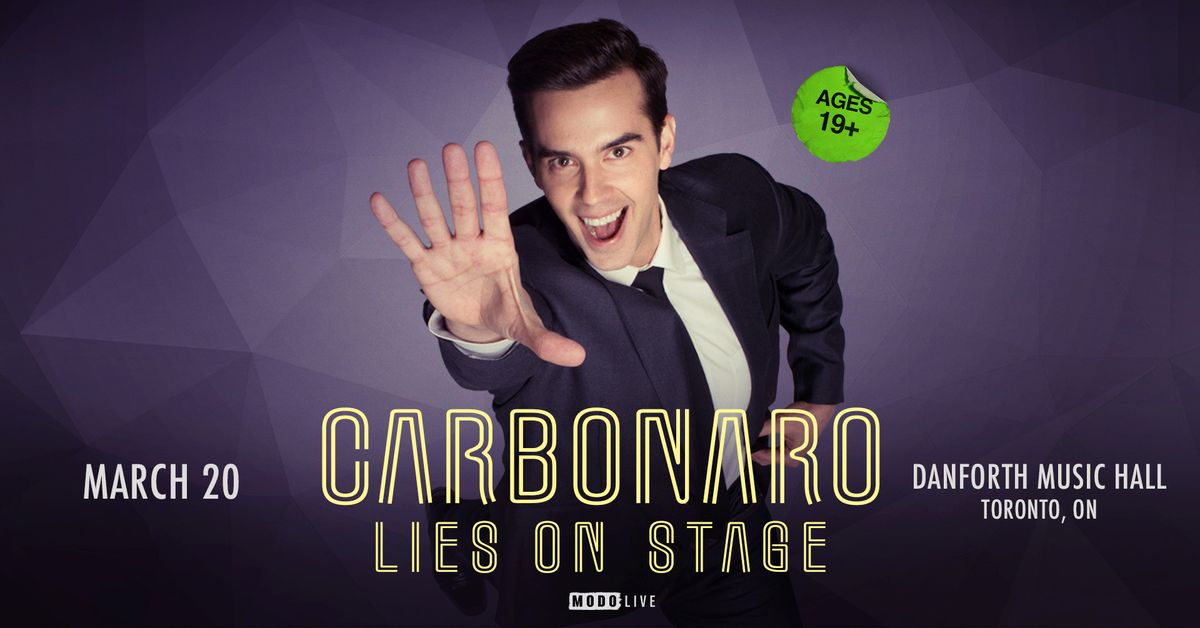 Michael Carbonaro: Lies On Stage - Toronto