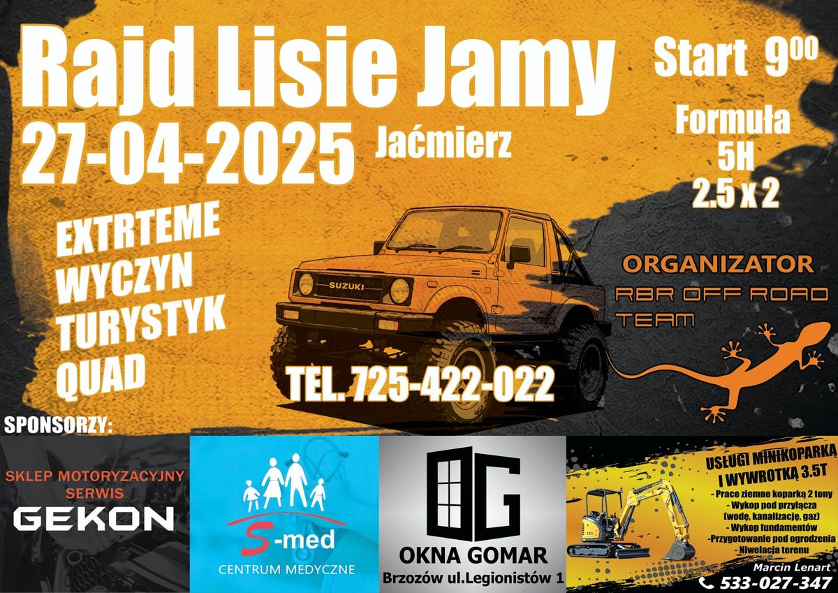 LISIE JAMY 27.04.2025 - RAJD 4X4