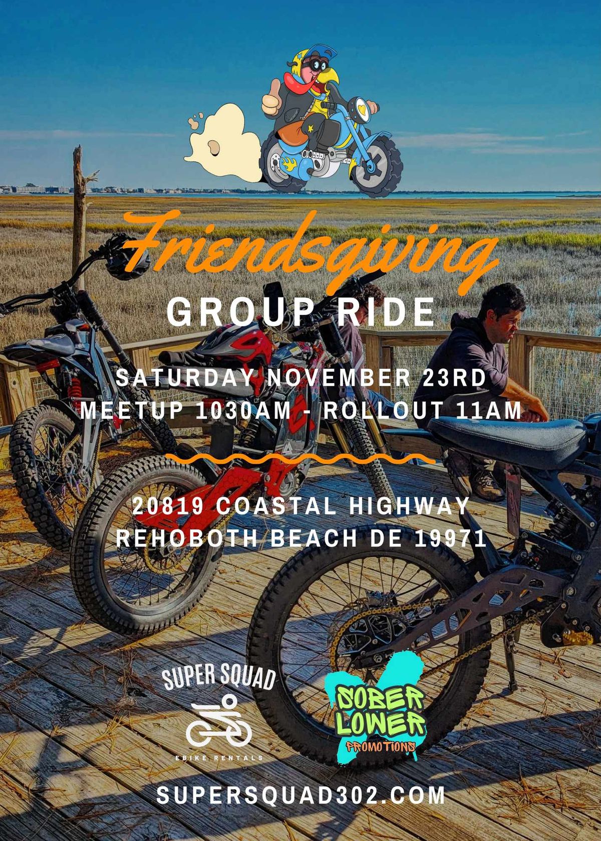 Friendsgiving Group eBike Ride!