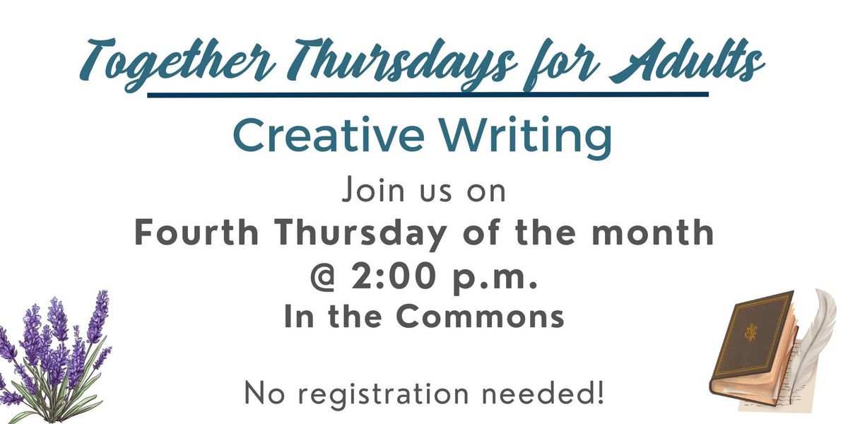 Together Thursdays - Creative Writing