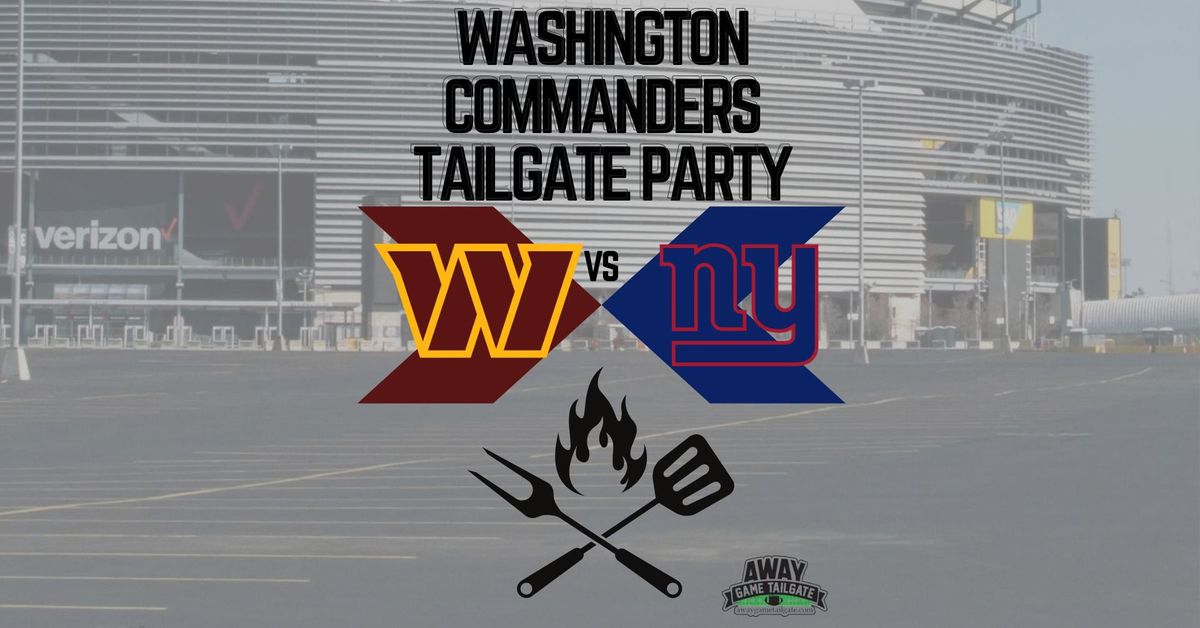 Washington Commanders Tailgate at MetLife Stadium