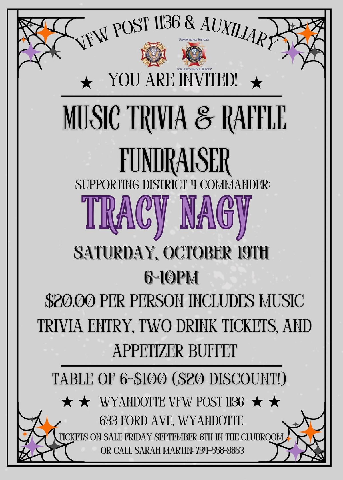 Music Trivia and Raffle Fundraiser