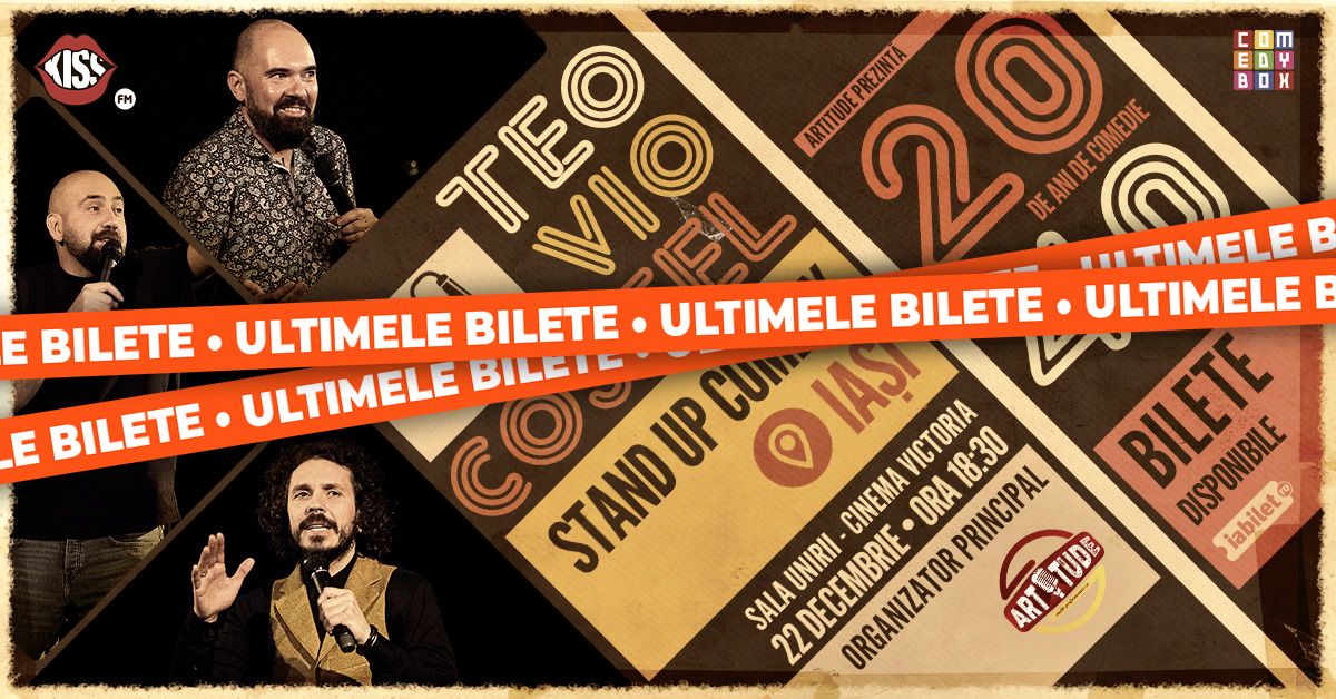 IA\u0218I | Teo, Vio \u0219i Costel - 20 de ani de comedie \u00een 40 de ora\u0219e | Stand Up Comedy Show