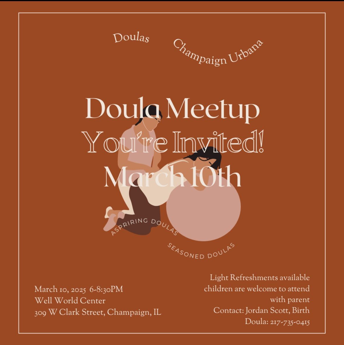 Champaign-Urbana Doula Community Meetup-March 10th!