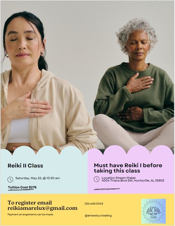 Reiki II Class with Amare Lux Healing