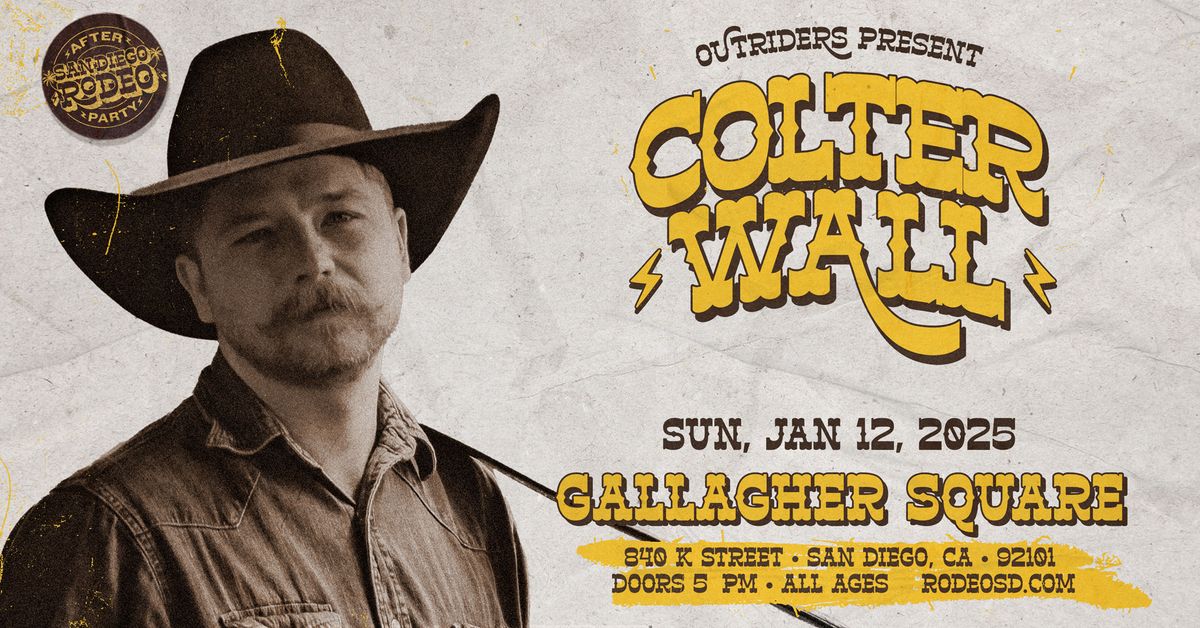 Outriders West Present San Diego Rodeo Official After Party with Colter Wall