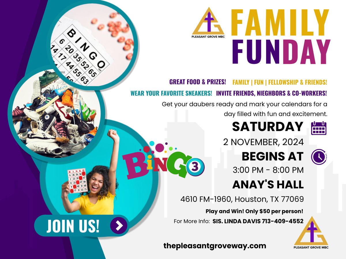 Join us for Family Fun Night! BINGO!