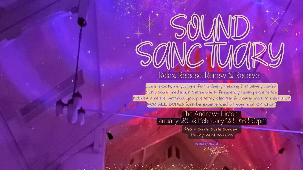 Sound Sanctuary ~ Gong\/Sound Meditation & Frequency Experience