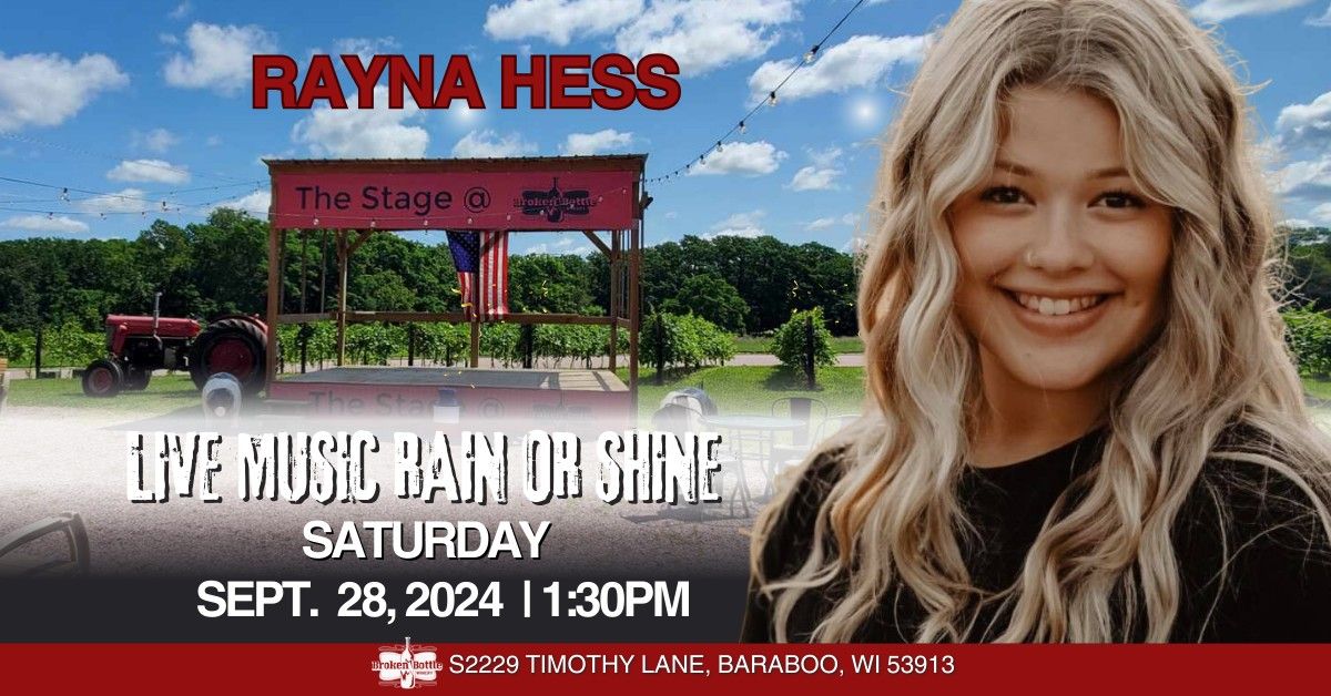 Rayna Hess at Broken Bottle Winery