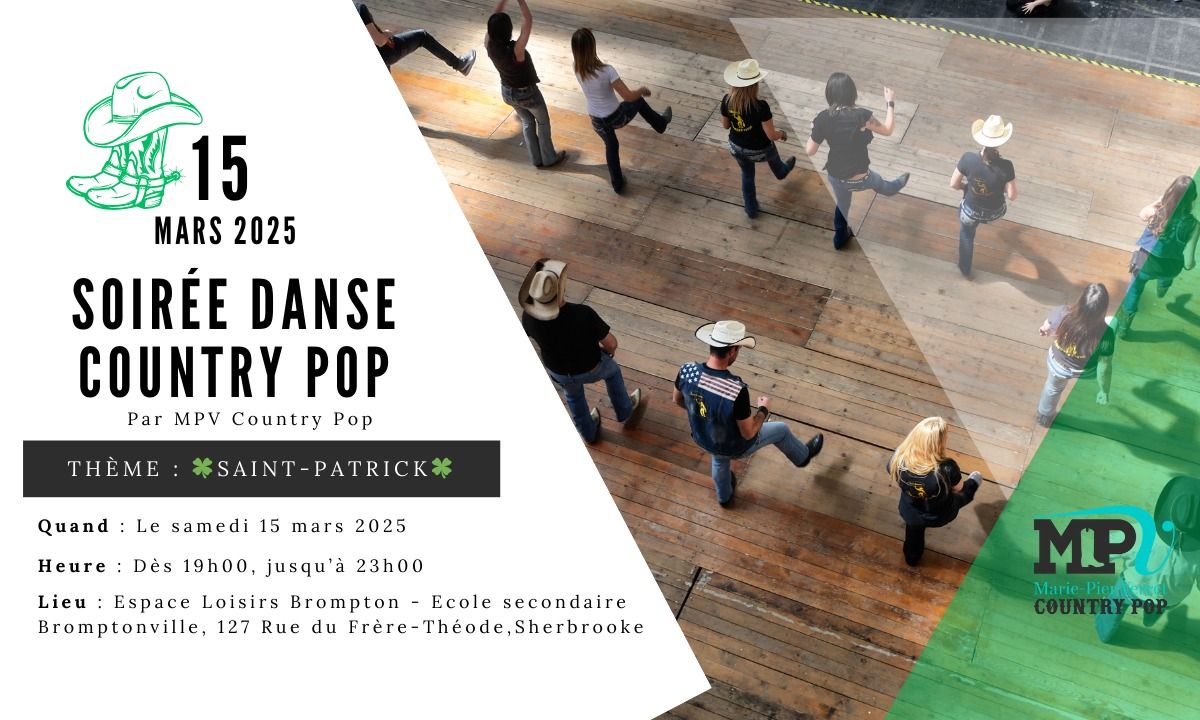 Soir\u00e9e de danse country pop - Brompton 