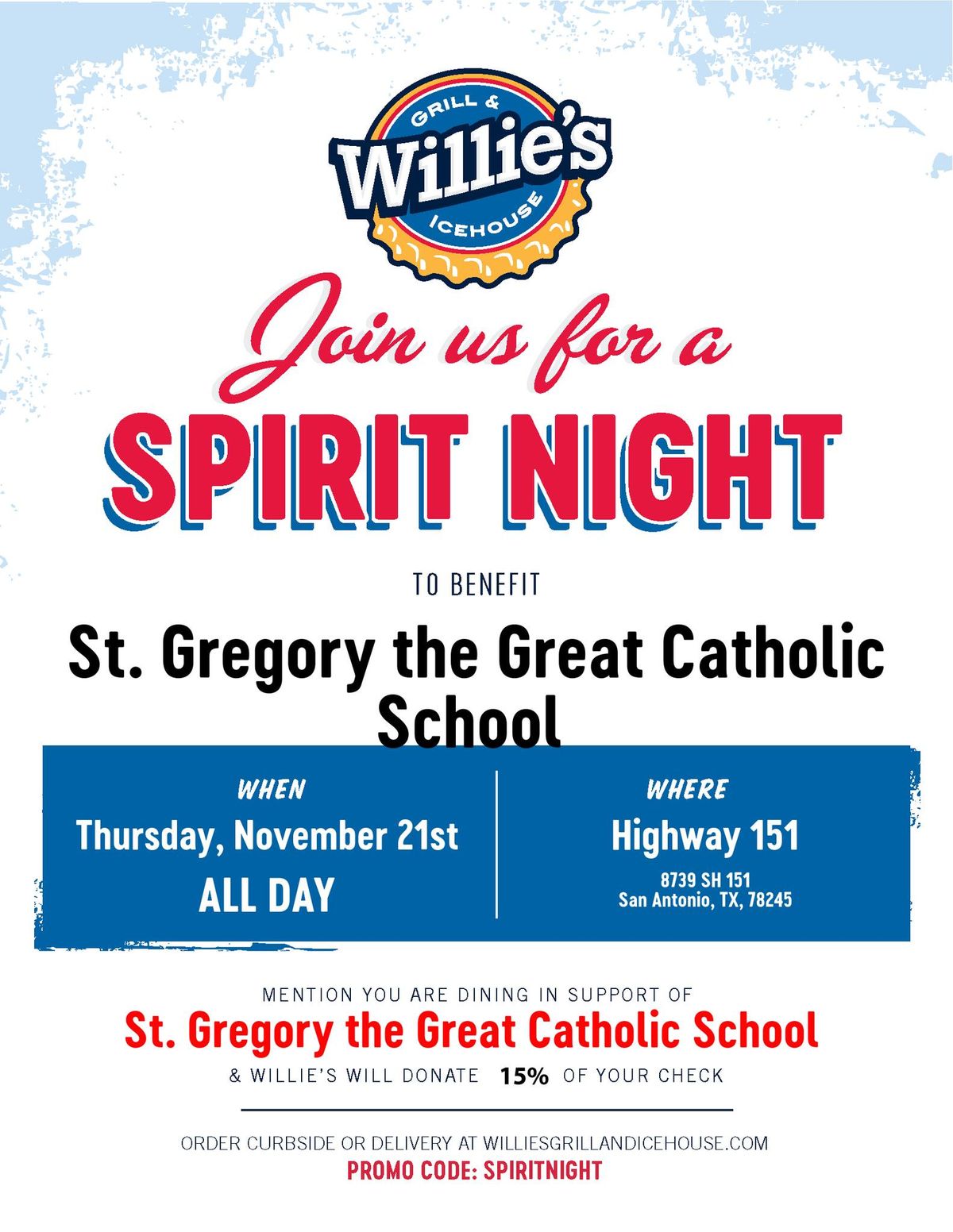 StG: Willie's Spirit Night