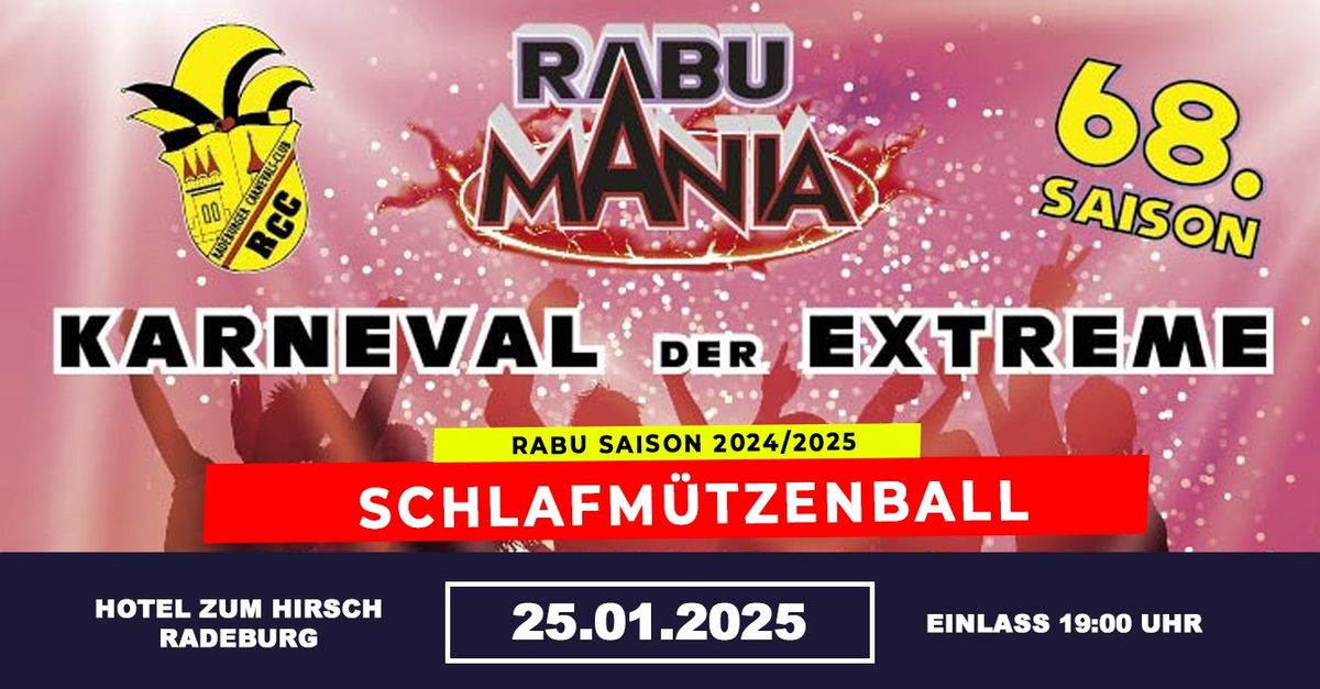 Schlafm\u00fctzenball | Radeburger Carnevals-Club \u2219 25.01.25