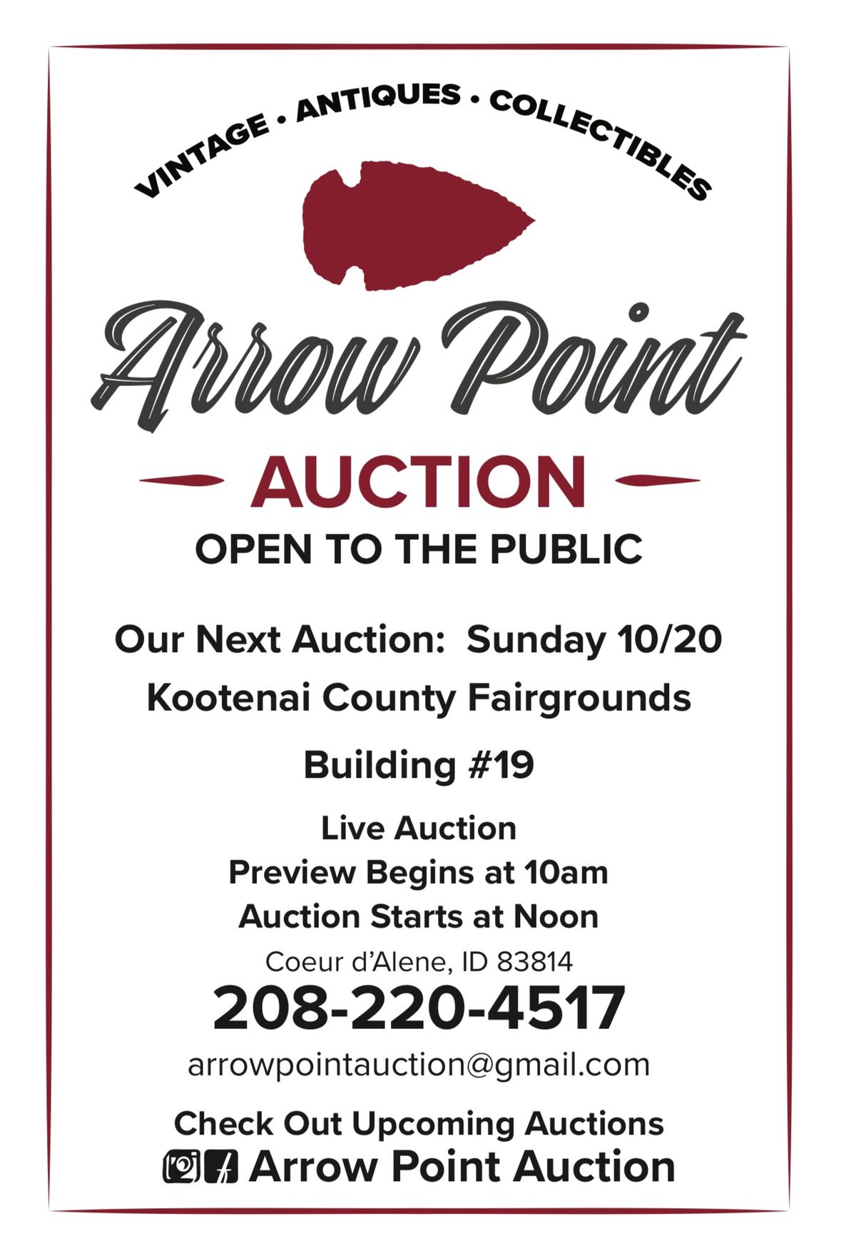 Arrow Point Auction 10\/20