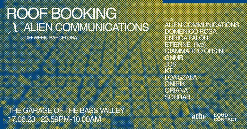 Roof Booking x Alien Communications