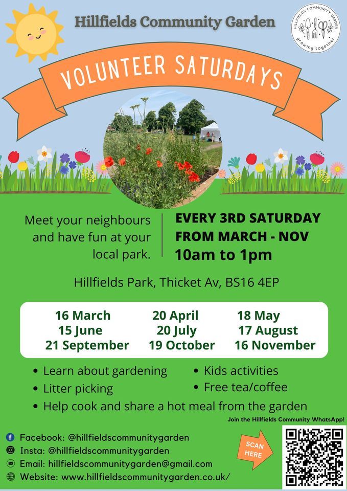 Volunteer Saturdays - Hillfields Community Garden