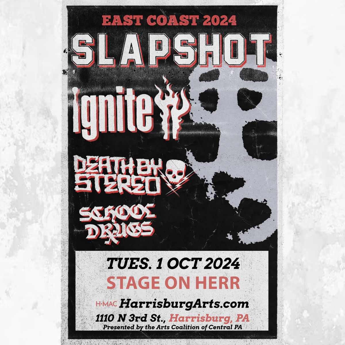 Slapshot w\/ Ignite, Death By Stereo and School Drugs at HMAC