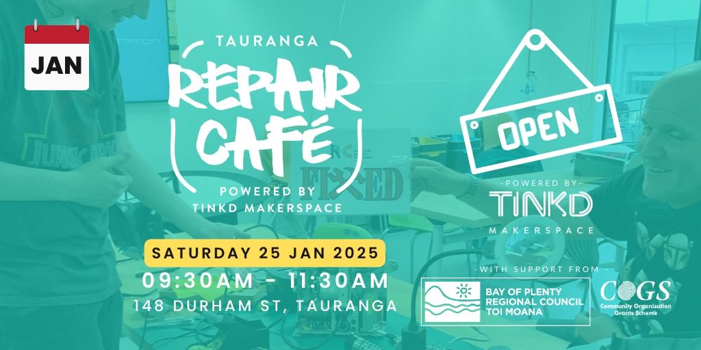 Tauranga Repair Cafe - January 