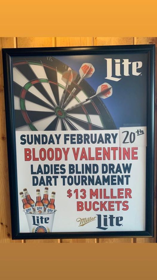 Ladies Blind Draw Dart Tournament @ Kief's Reef