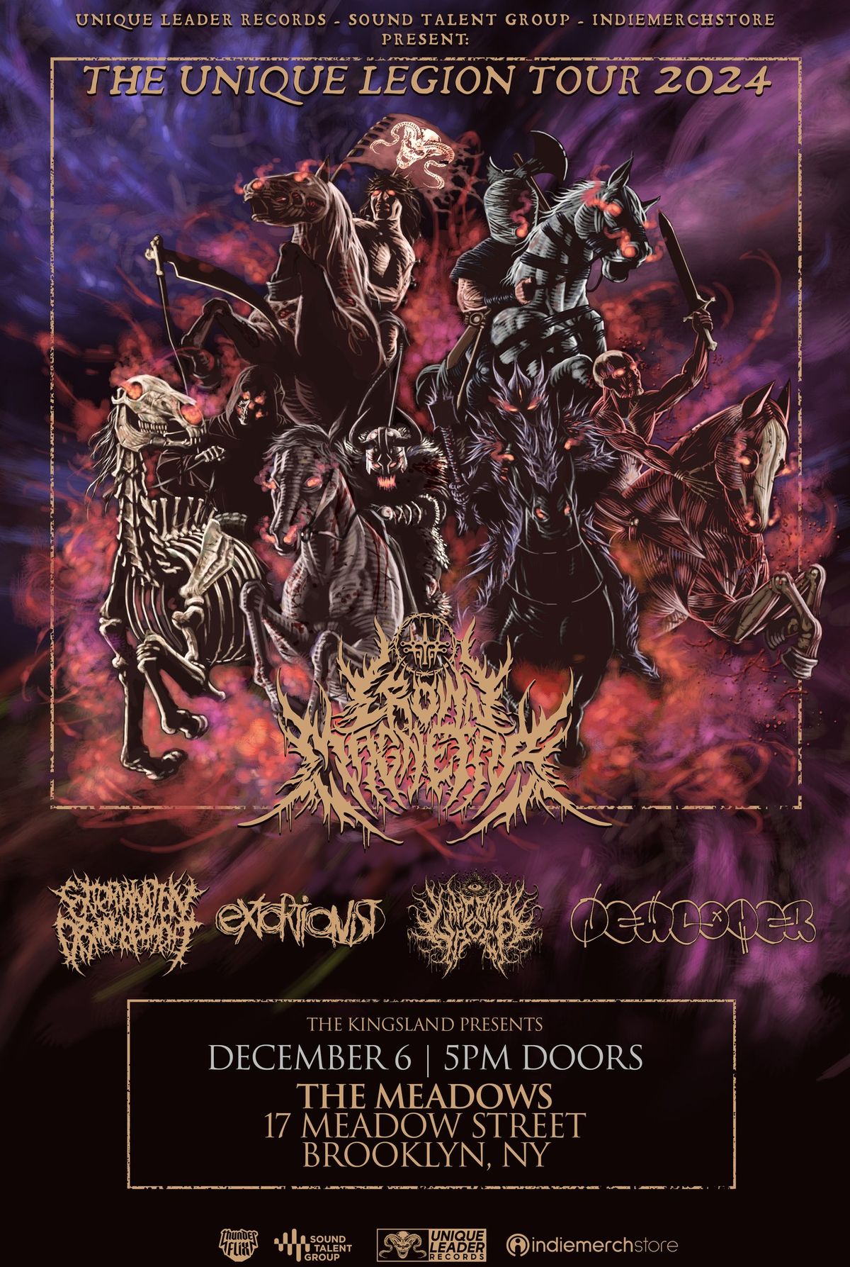 Crown Magnetar, Extermination Dismemberment, Extortionist, Lacenia Roe, NEWCOMER